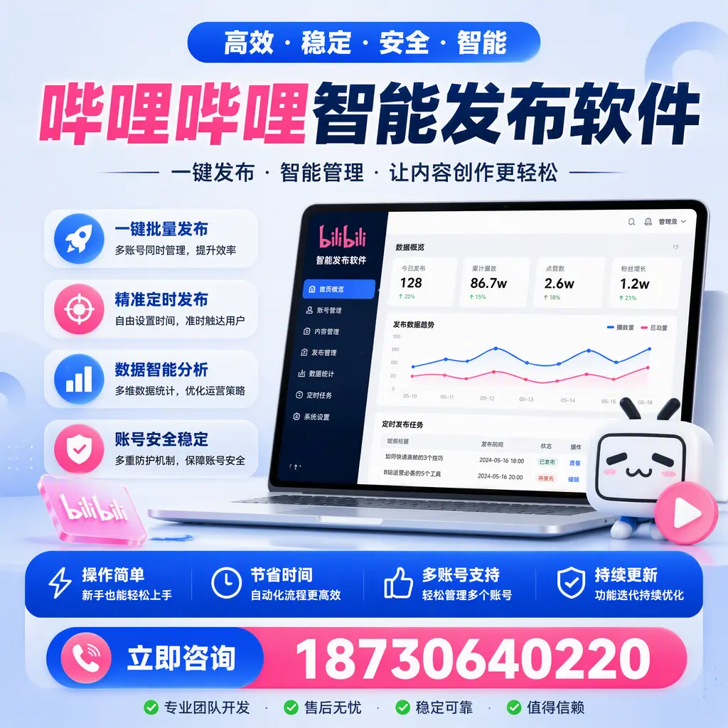 如何在 阿拉善 制定有效的哔哩哔哩智能发布策略
